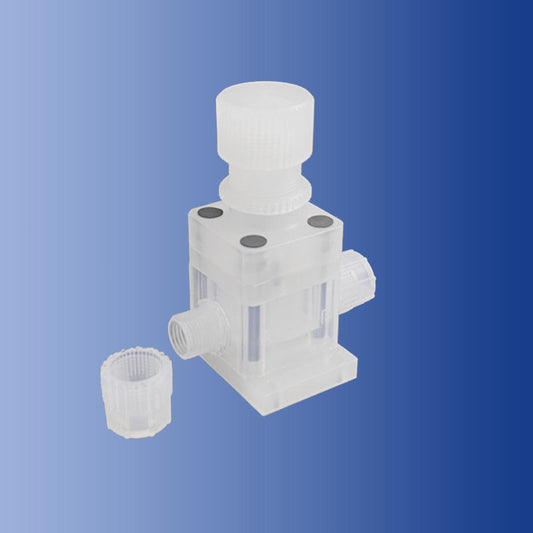 PFA Diaphragm Valve, 3-Way, Manual
