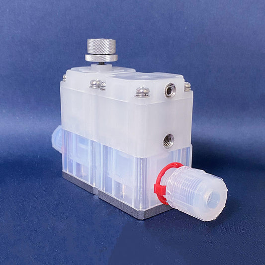 PFA Diaphragm Valve, 1/4 in, Air-Operated