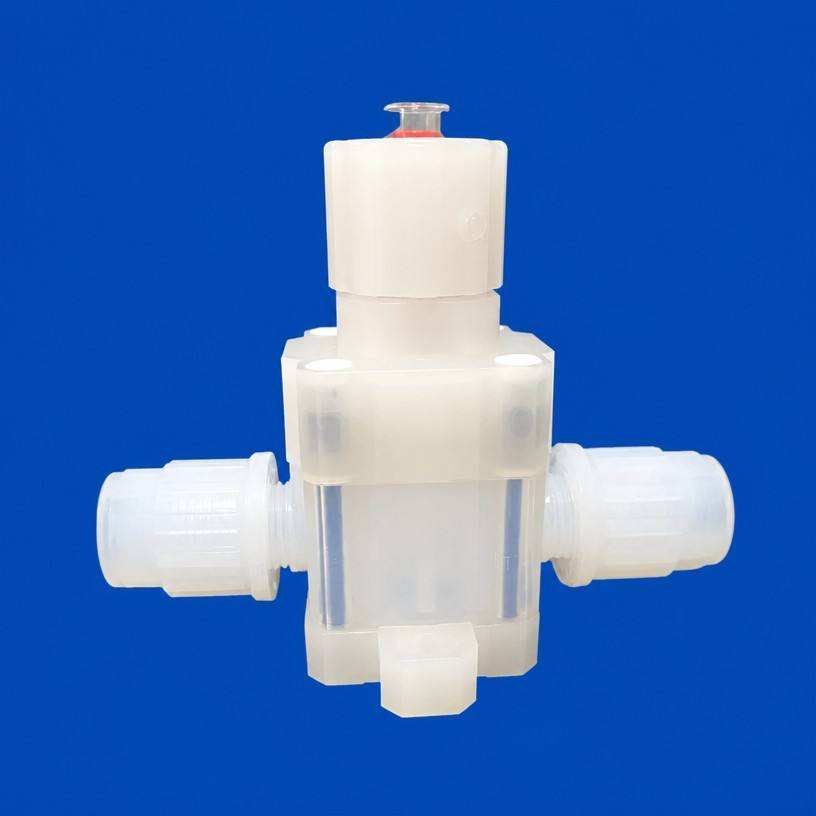 PFA Diaphragm Valve, Manual, 2-Way