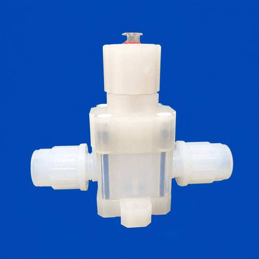 PFA Diaphragm Valve, Manual, 2-Way