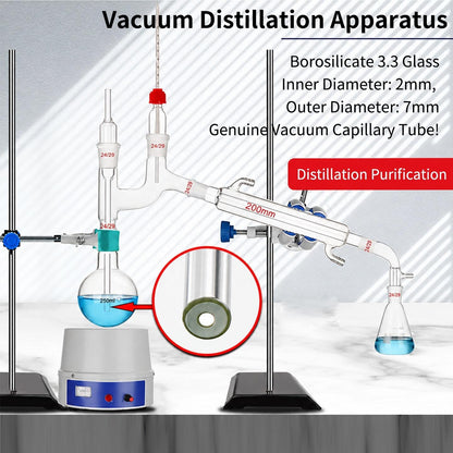 Glass Distillation Apparatus, 250ml-1000ml