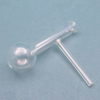 Long-neck borosilicate glass distilling flask