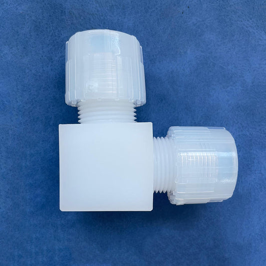 PFA Equal Tee Fitting, 1/4 in, MSK-PFA-090