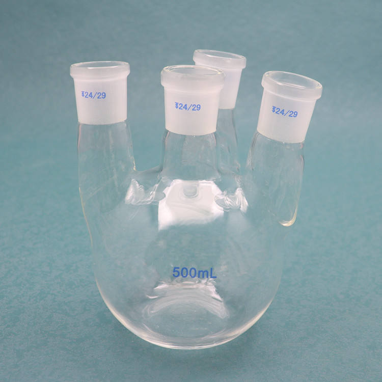 Four-Neck Round-Bottom Boiling Flask, 150ml-1000ml