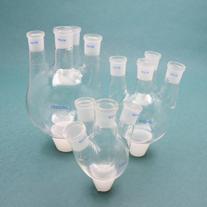 Four-Neck Round-Bottom Boiling Flask, 150ml-1000ml