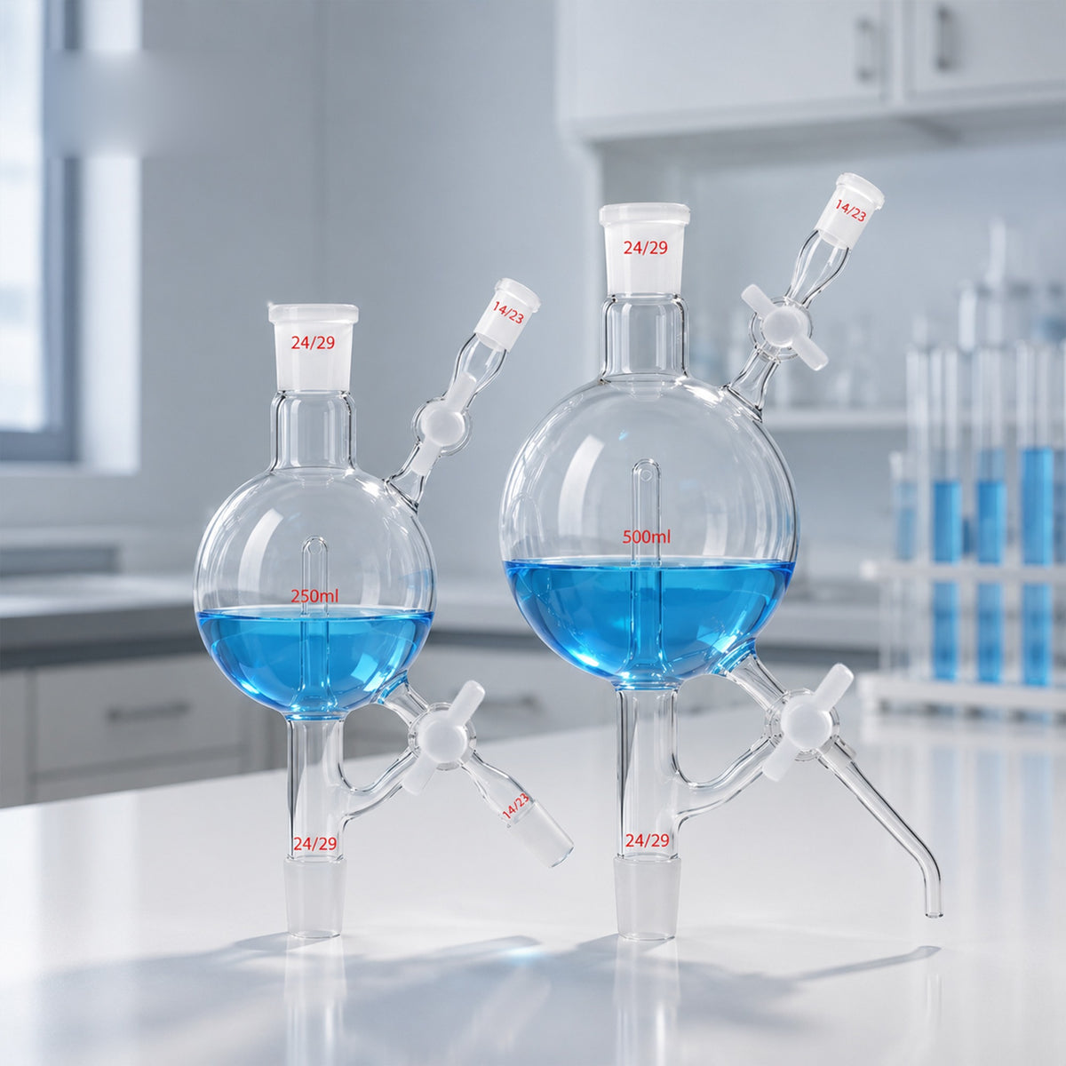Three-Channel Solvent Distillation Head