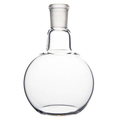 Glass round-bottom boiling flask with single ground joint