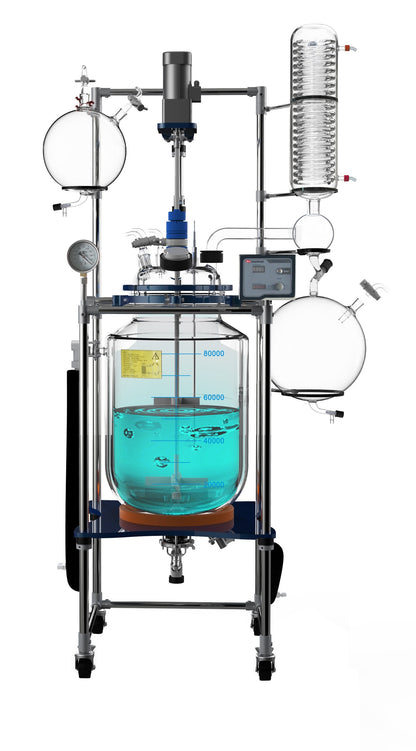Jacketed Glass Reactor ALAB-GW-GR80 80L