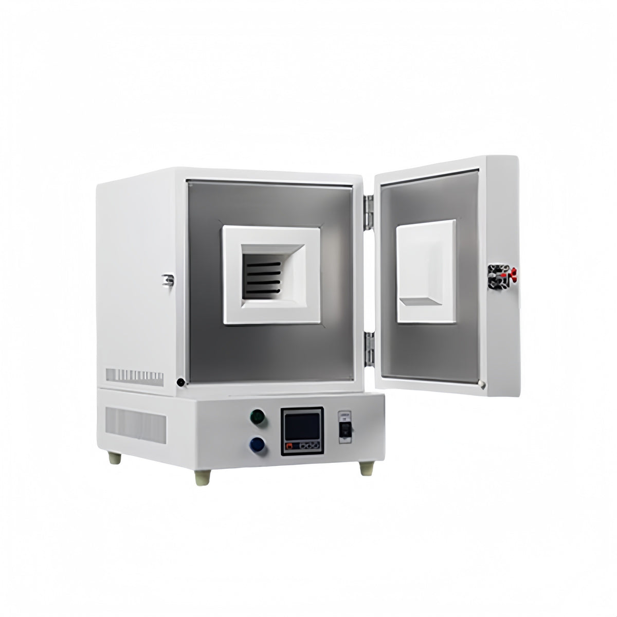TMF Ceramic Fiber Muffle Furnace (120x200x80 mm Chamber)