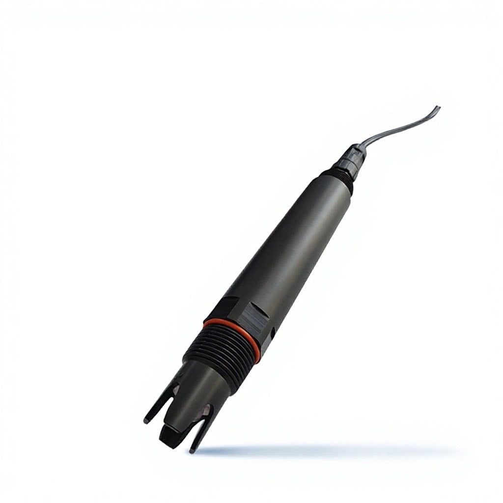 Industrial pH Sensor Probe (0-14 pH, 12-24V DC)