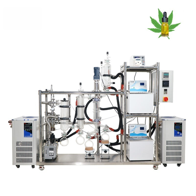 Glass Wiped Film Molecular Distillation System ALAB-YHMD