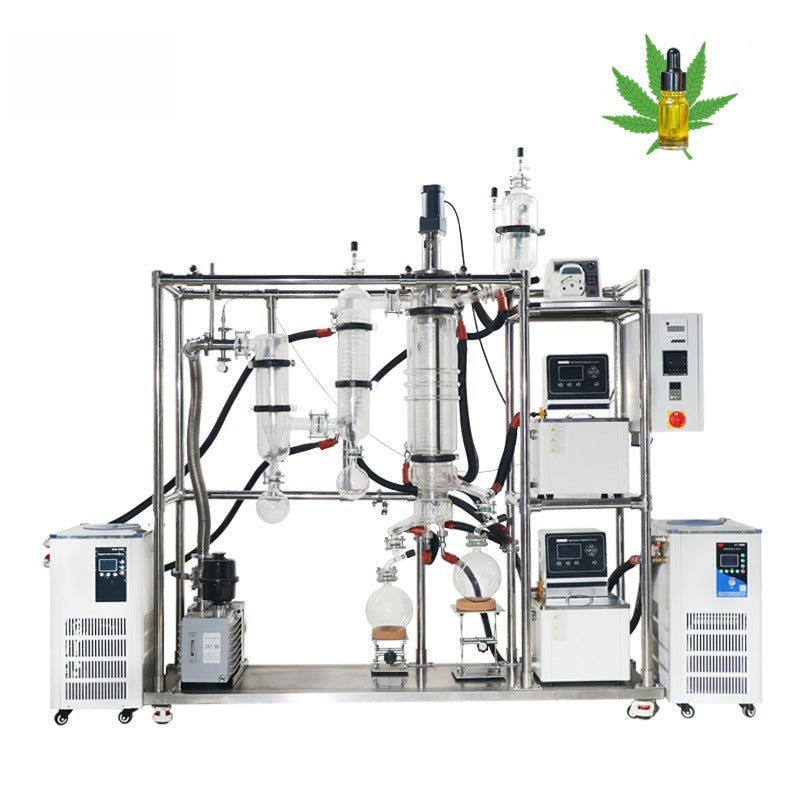 Glass Wiped Film Molecular Distillation System ALAB-YHMD