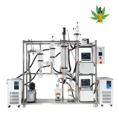 Glass Wiped Film Molecular Distillation System ALAB-YHMD