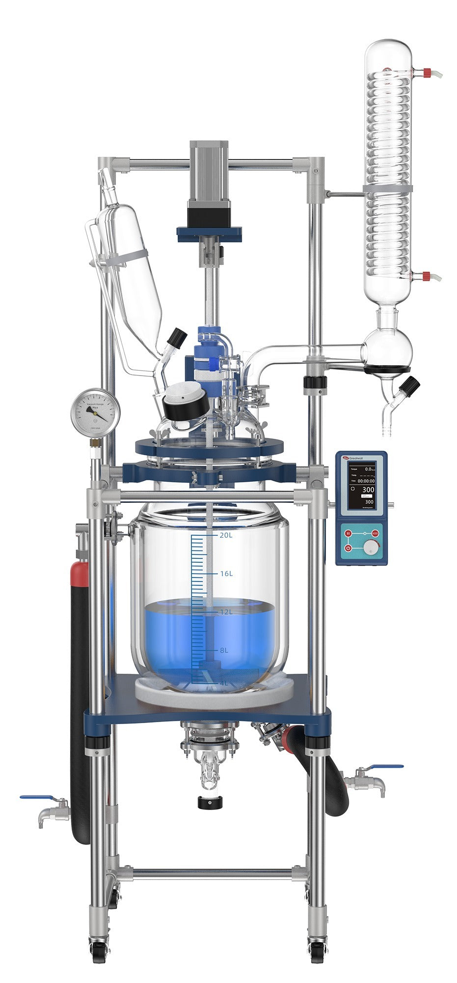 Jacketed Glass Reactor ALAB-GW-GR20 20L