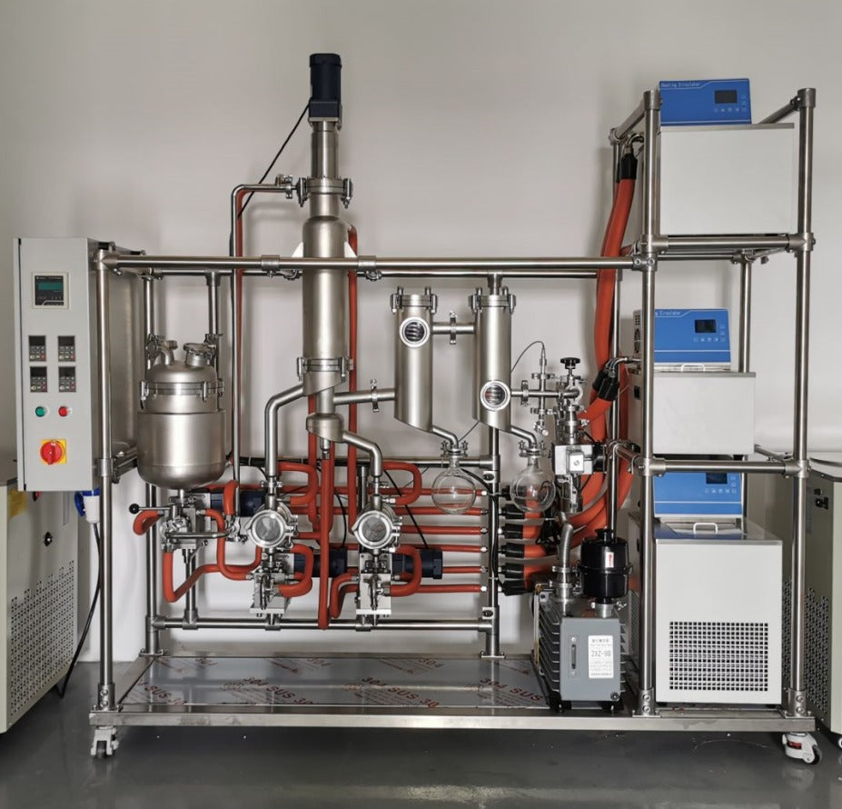 Stainless Steel Wiped Film Molecular Distillation System ALAB-YHMD-0.06SS/0.1SS/0.15SS/0.25SS/0.35SS/0.5SS