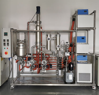 Stainless Steel Wiped Film Molecular Distillation System ALAB-YHMD-0.06SS/0.1SS/0.15SS/0.25SS/0.35SS/0.5SS