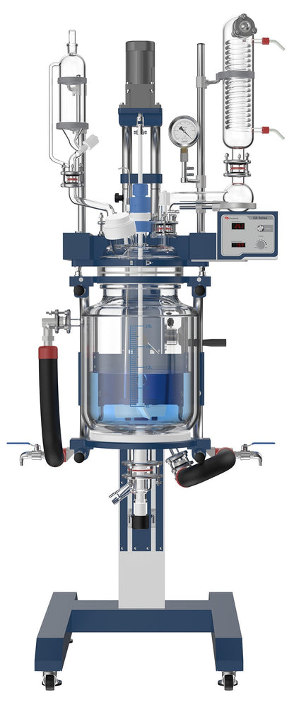 Lifting Jacketed Glass Reactor ALAB-GW-GRL20 20L
