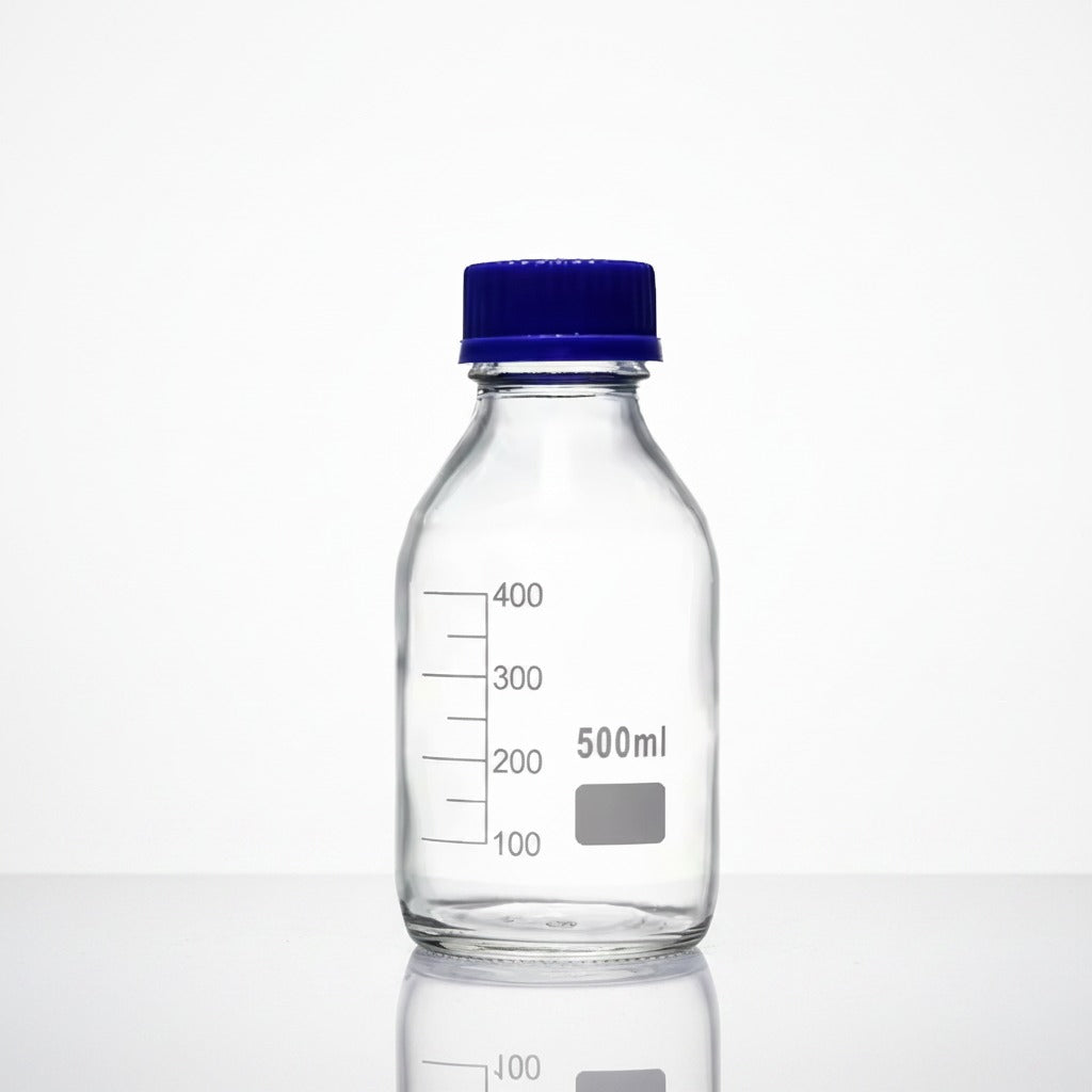 Wide-Mouth Glass Reagent Bottle (500 mL)
