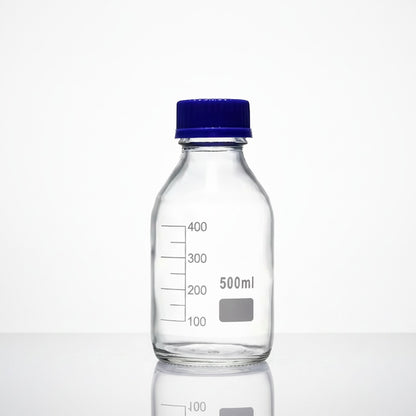 Wide-Mouth Glass Reagent Bottle (500 mL)