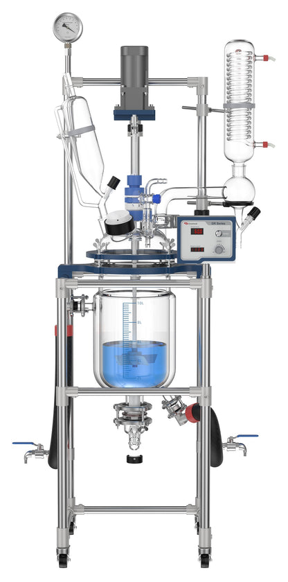 Jacketed Glass Reactor ALAB-GW-GR10 10L