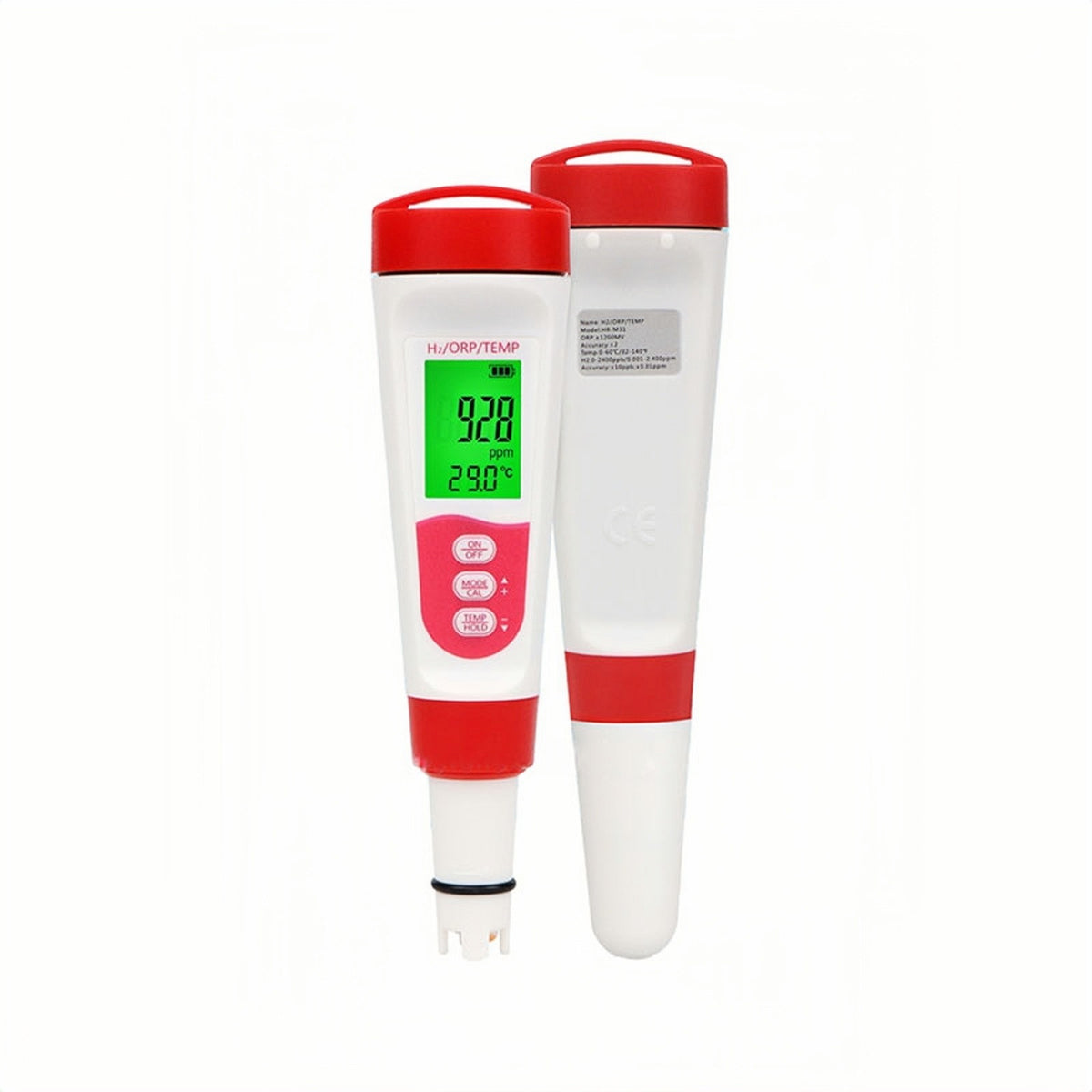 PH317 Dissolved Hydrogen Water Quality Testing Pen (H2 / ORP / Tempera ...