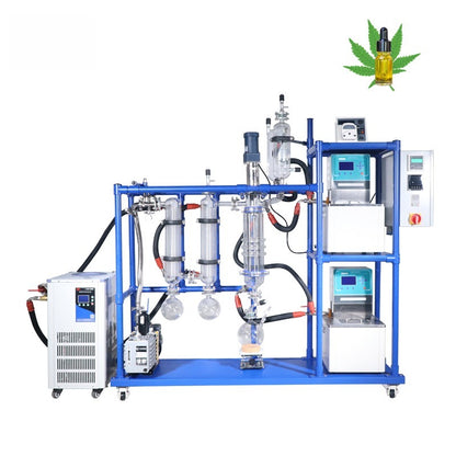 Glass Wiped Film Molecular Distillation System ALAB-YHMD