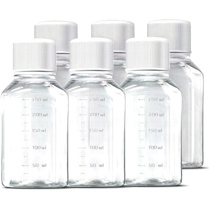 LF-400x Square Media Bottles, PET/PETG