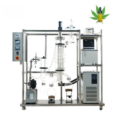 Glass Wiped Film Molecular Distillation System ALAB-YHMD