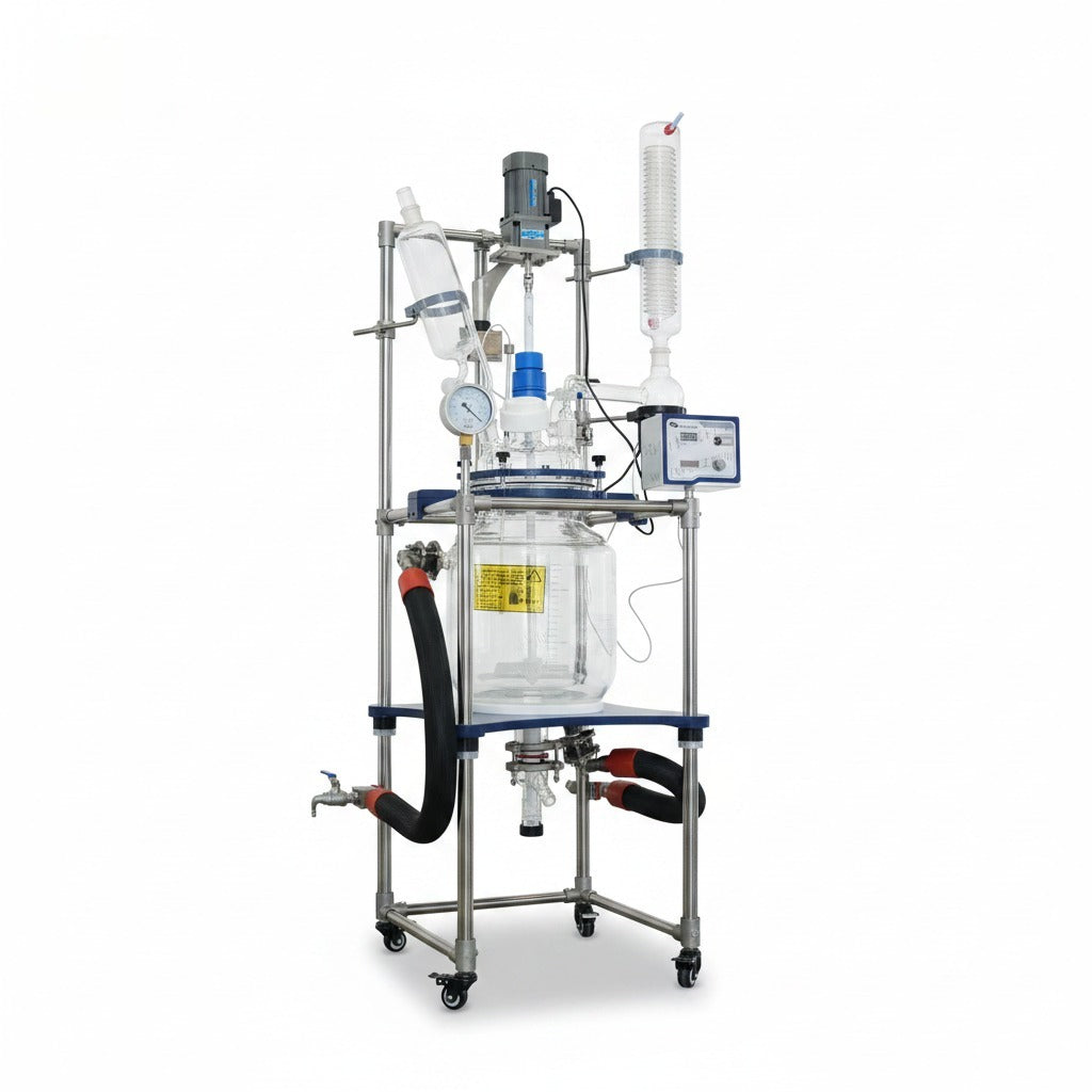 Jacketed Glass Reactor ALAB-GR-20 / ALAB-GR-20CE 20L