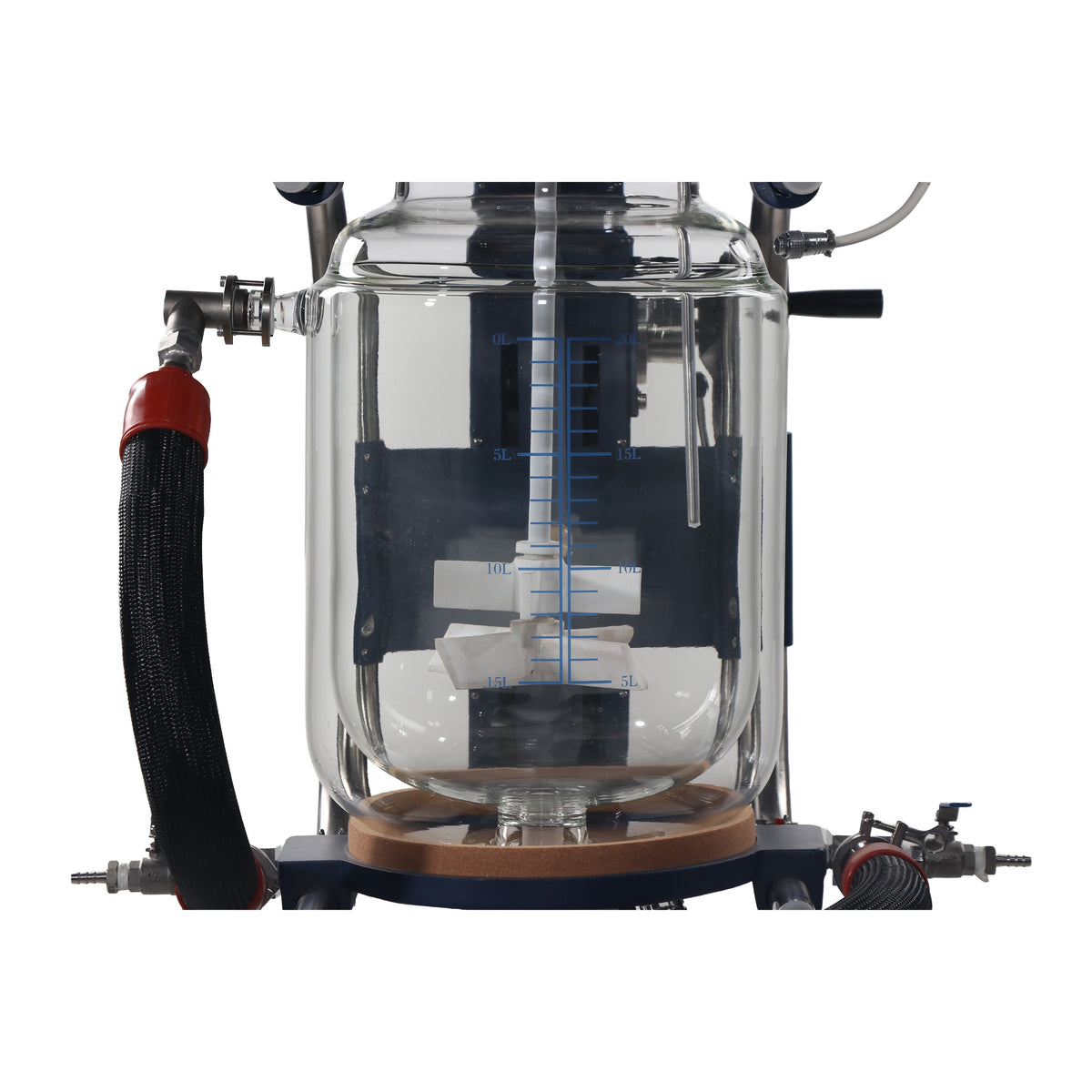 Jacketed Glass Reactor ALAB-ZYSF-50L-HT