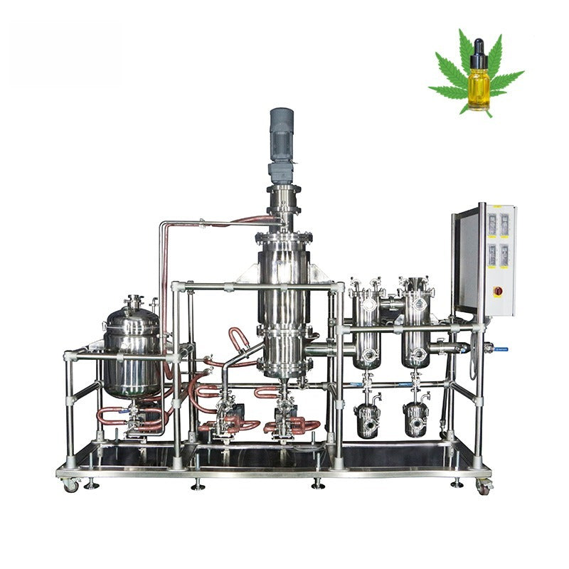 Glass Wiped Film Molecular Distillation System ALAB-YHMD