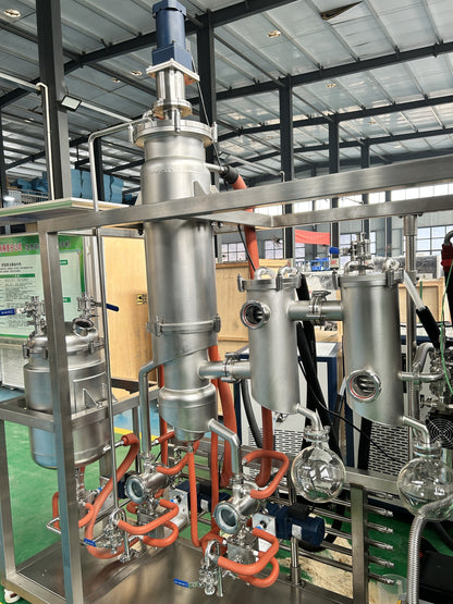Stainless Steel Wiped Film Molecular Distillation System ALAB-YHMD-0.06SS/0.1SS/0.15SS/0.25SS/0.35SS/0.5SS