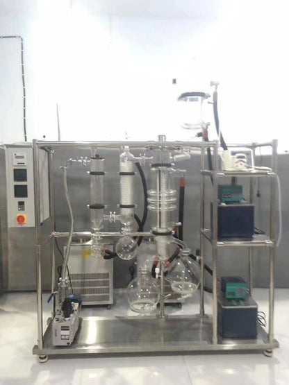 Glass Wiped Film Molecular Distillation System ALAB-YHMD