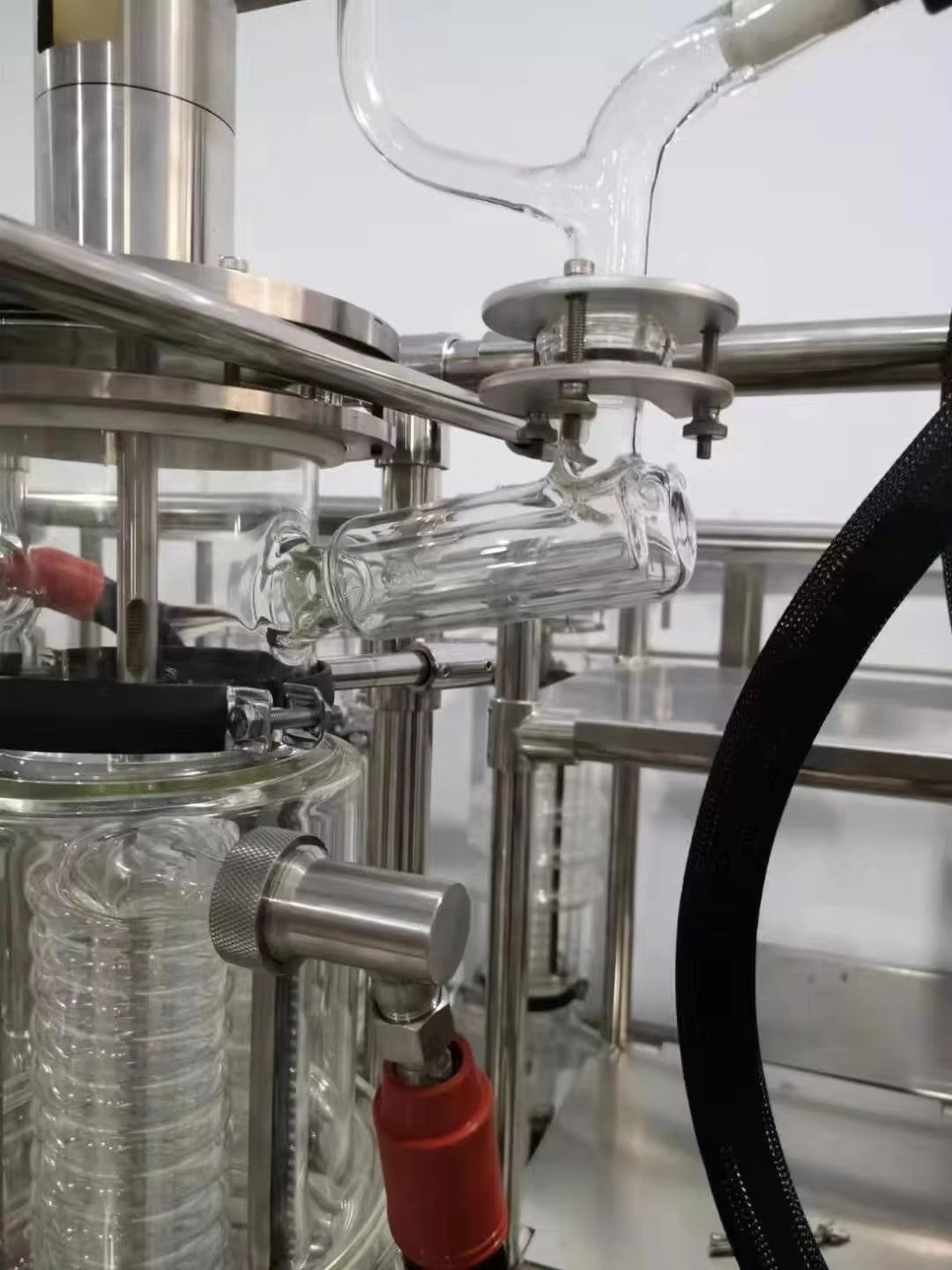 Glass Wiped Film Molecular Distillation System ALAB-YHMD