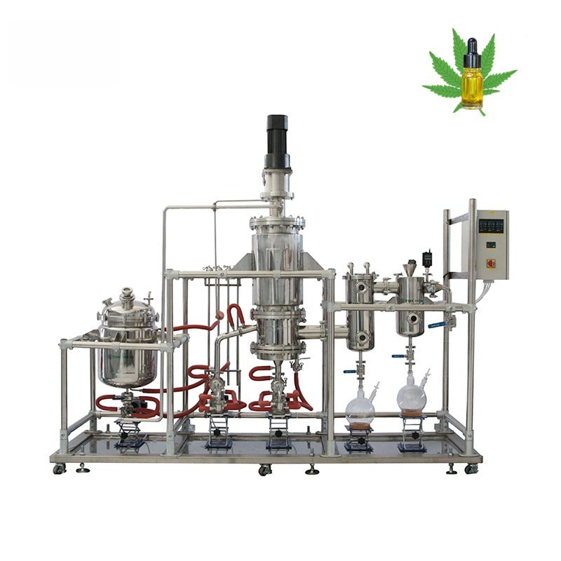Glass Wiped Film Molecular Distillation System ALAB-YHMD