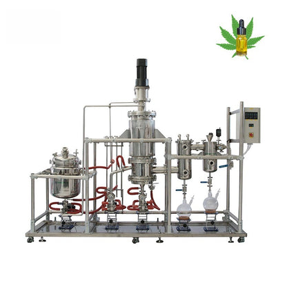 Glass Wiped Film Molecular Distillation System ALAB-YHMD