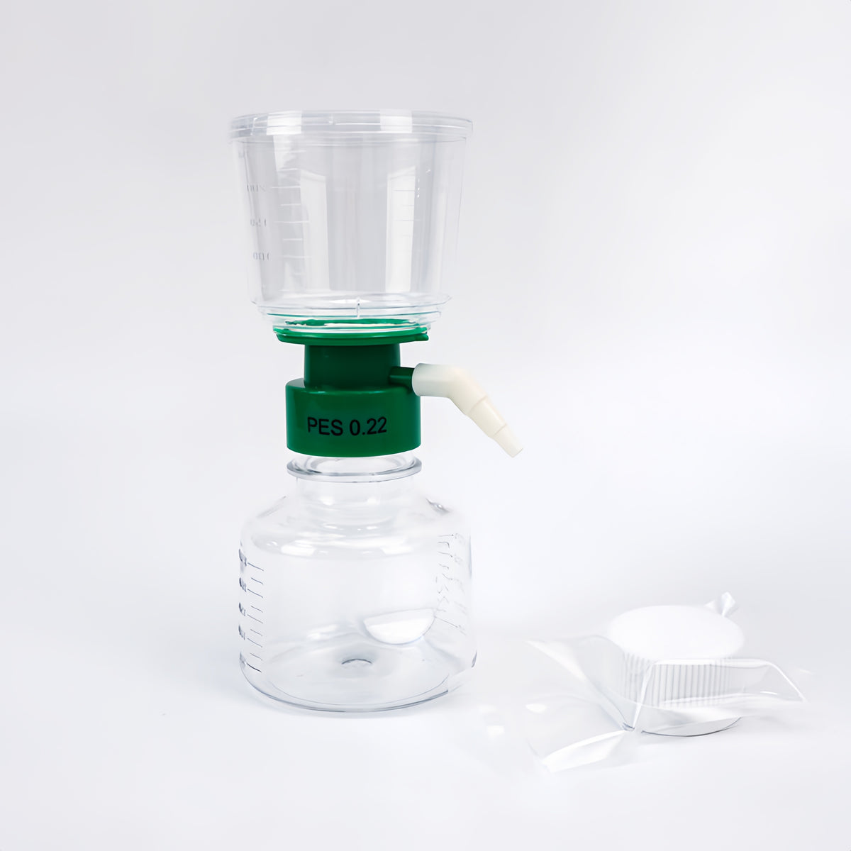 Disposable Vacuum Filtration Unit, 0.22um PES Membrane (250 / 500 / 1000 mL)