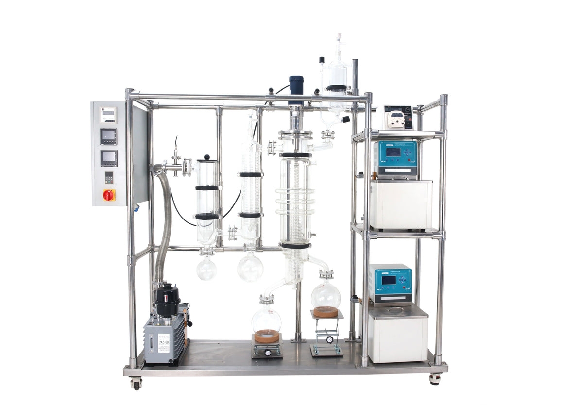 Glass Wiped Film Molecular Distillation System ALAB-YHMD