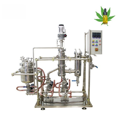 Glass Wiped Film Molecular Distillation System ALAB-YHMD