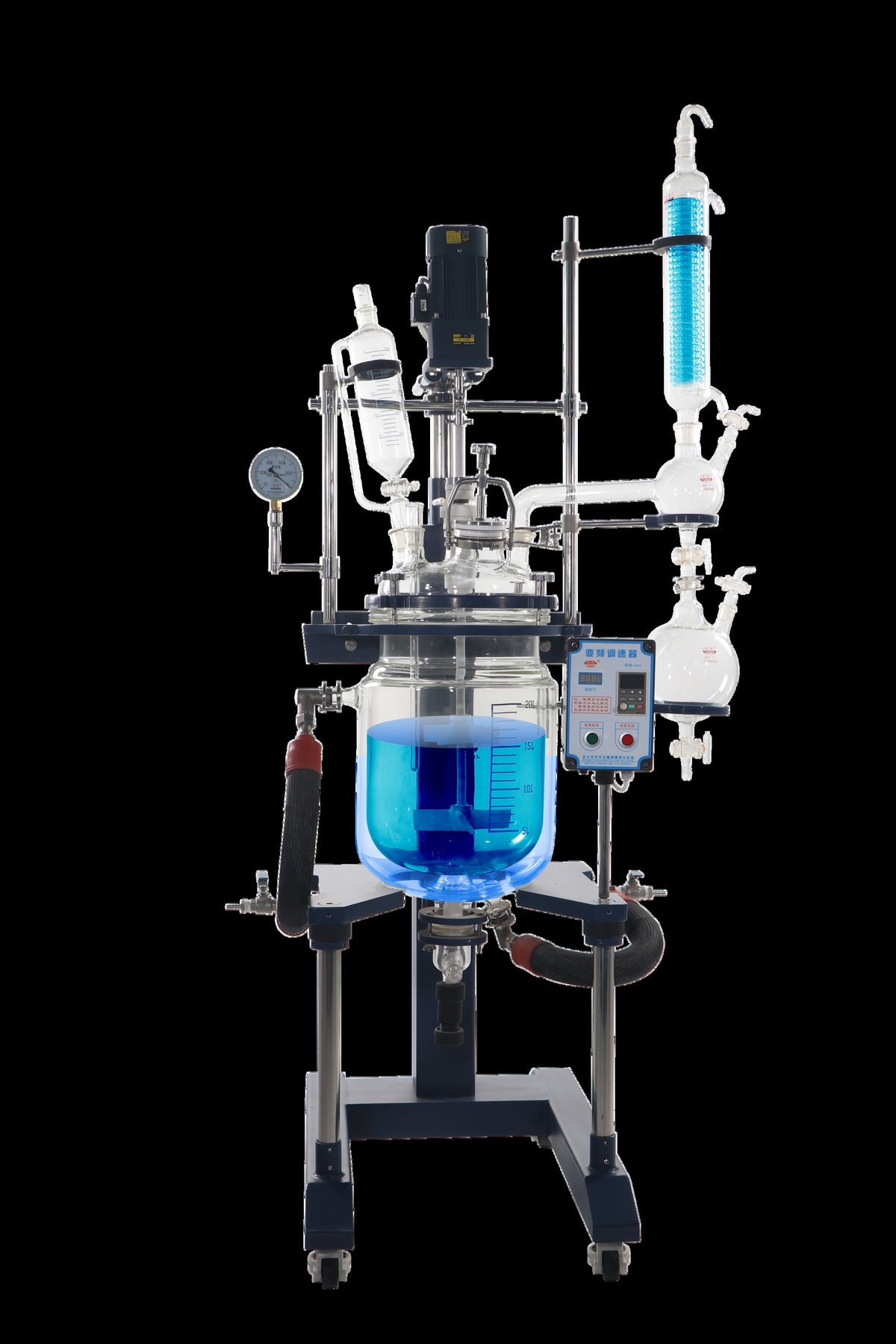 Lifting Jacketed Glass Reactor ALAB-ZYSF