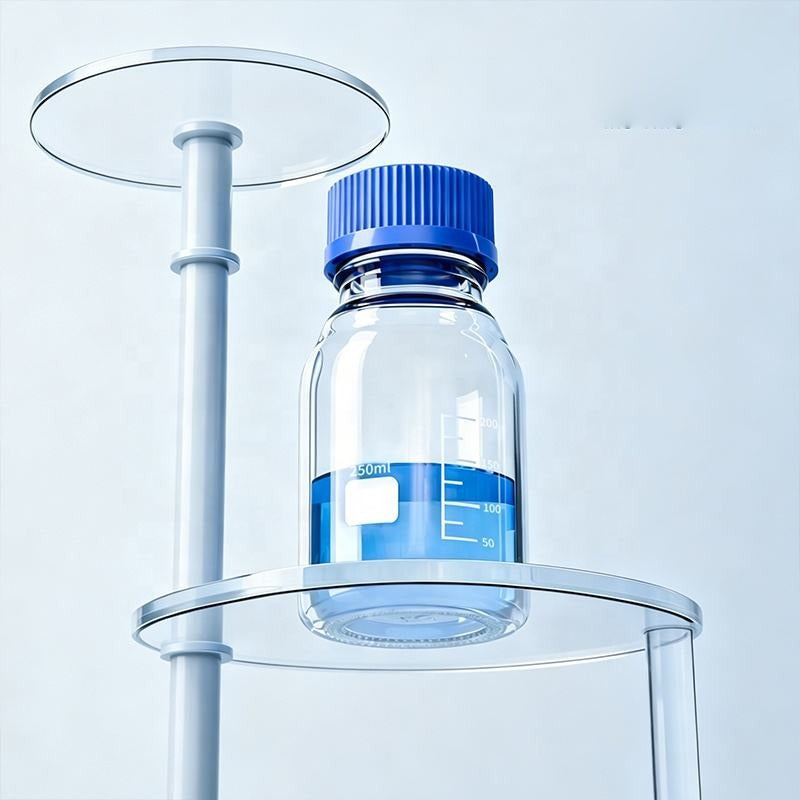 Borosilicate 3.3 Glass Reagent Bottle with GL45 Screw Cap, Clear