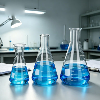 Borosilicate 3.3 Glass Erlenmeyer Flask, Narrow Neck