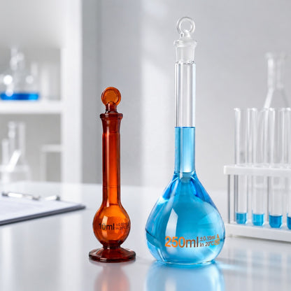 Micro Volumetric Flask with Base, Borosilicate Glass (1-10 ml)