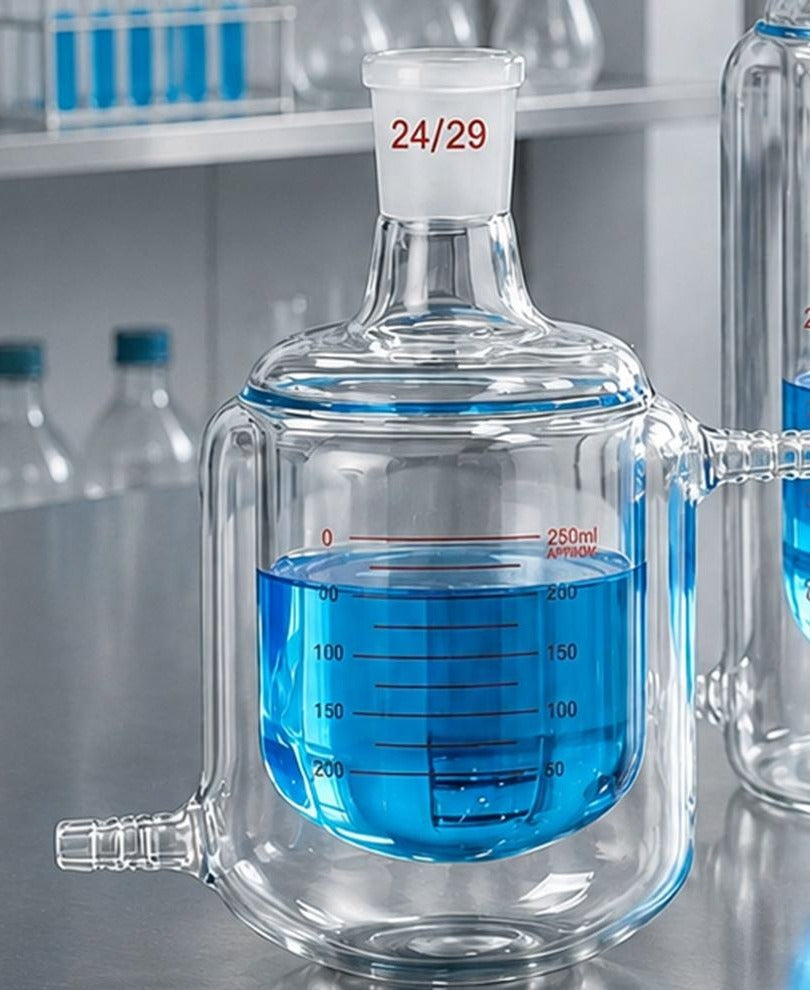Jacketed Reaction Flask, One Neck, Round Bottom
