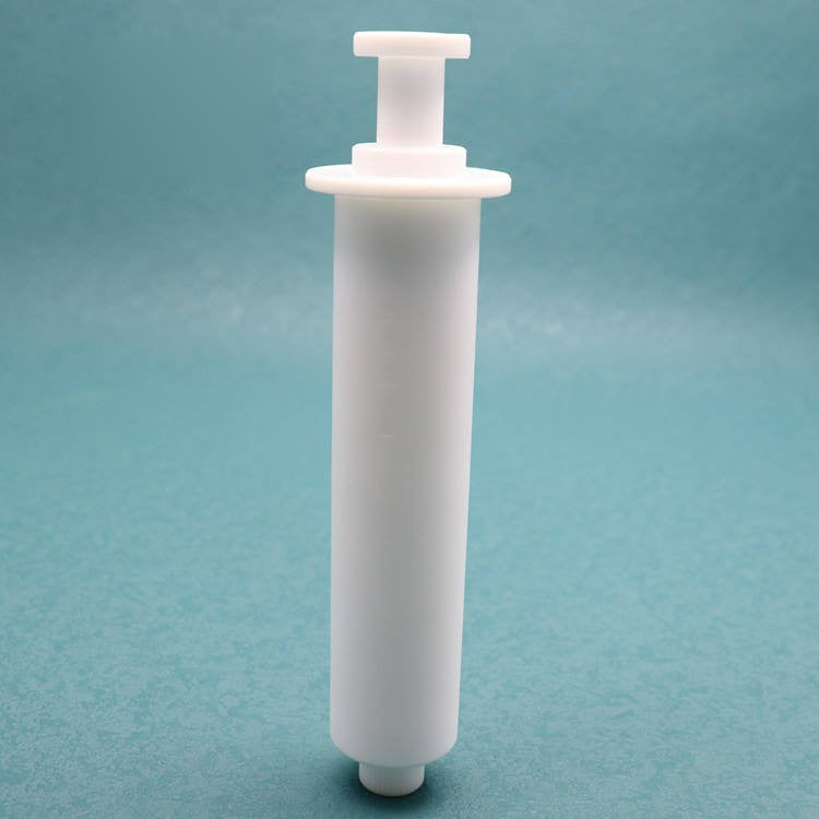 Empty PTFE syringe