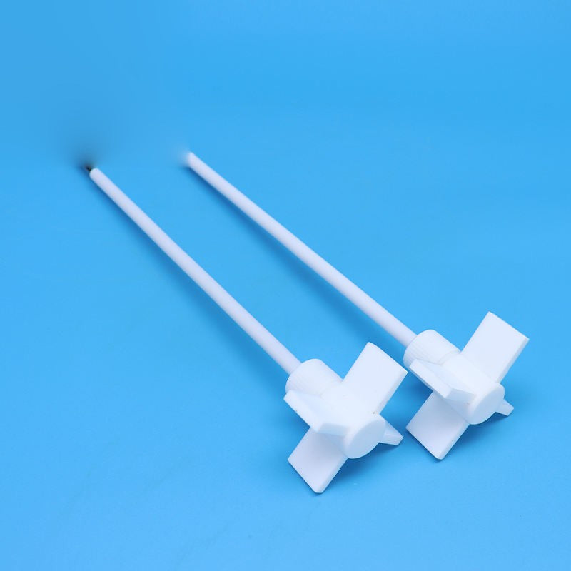PTFE stirring rod with paddle
