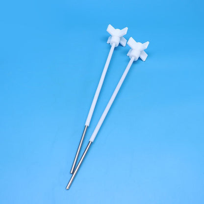PTFE stirring rod with cross-type paddle