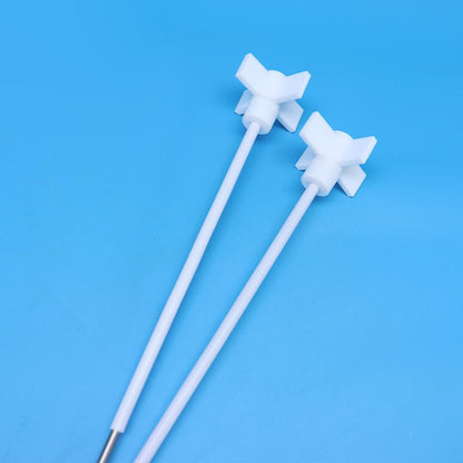 PTFE stirring rod with cross-type paddle