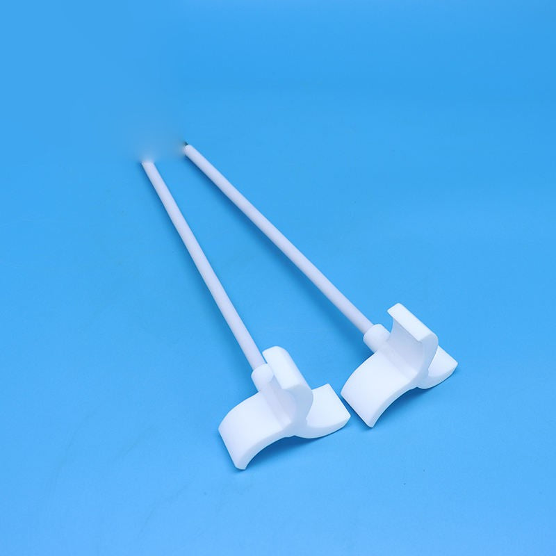 Three-bladed PTFE agitator/impeller shaft