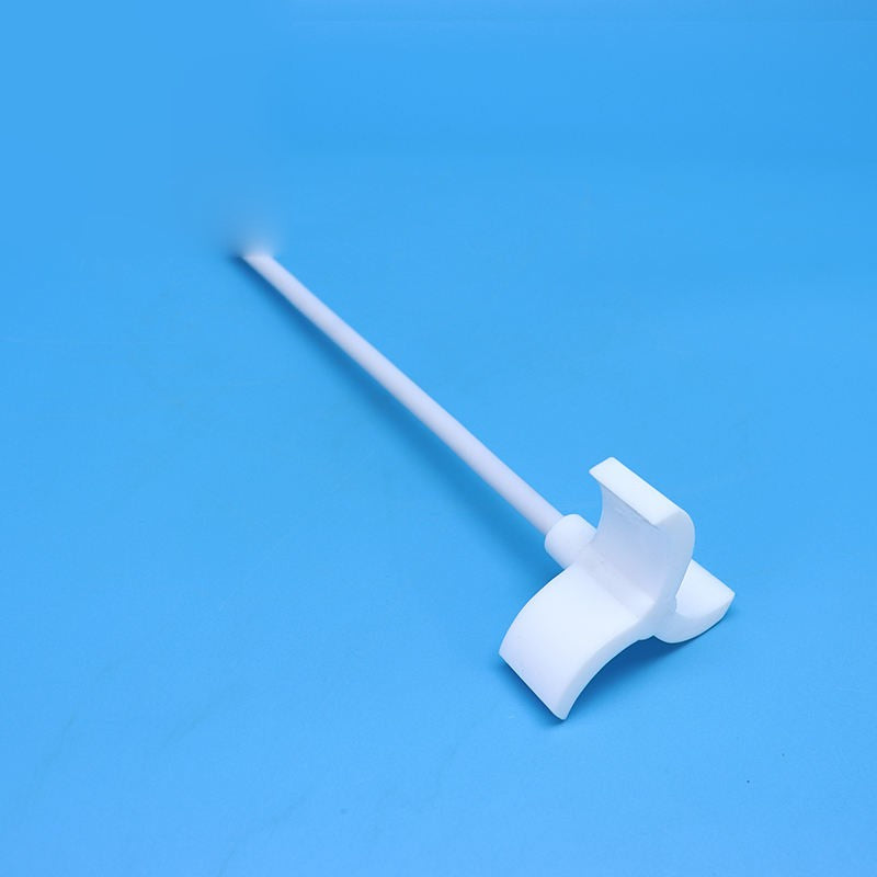 Three-bladed PTFE agitator/impeller shaft
